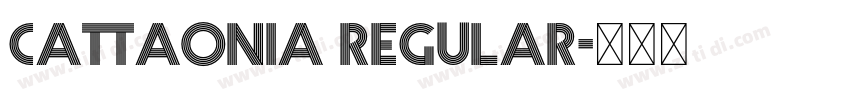Cattaonia Regular字体转换 Cattaonia Regular字体转换